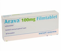 Таблетки Арава 100 мг